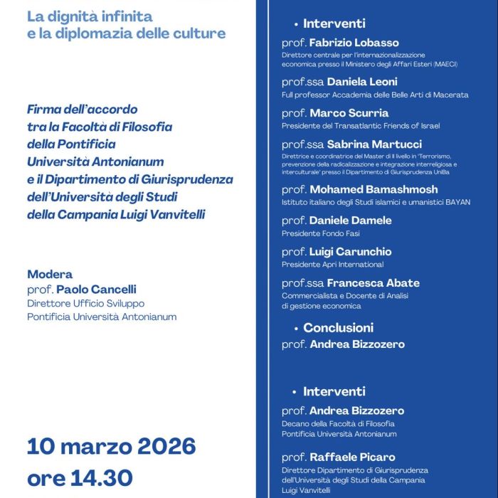 Convegno “Sinfonia delle diversità” (Uni. Antonianum)