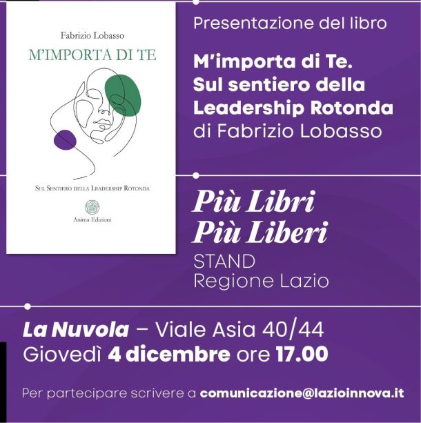 Presentazione del libro “M’importa di Te, sul Sentiero della Leadership Rotonda”