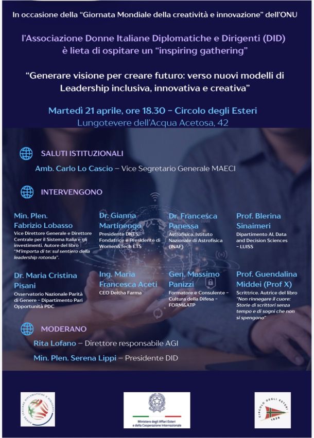 “Generare visione per creare futuro: verso nuovi modelli diLeadership inclusiva, innovativa e creativa”